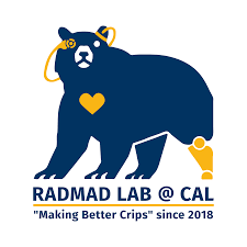 RadMad Lab @ Cal Logo, "Making Better Crips since 2018"
