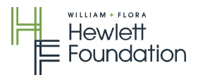 William and Flora Hewlett Foundation Logo 